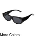Hot Optix Women's Bejeweled Polarized Wrap Sunglass