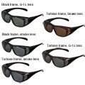Hot Optix Men's Polarized Over-the-Glass Wrap Sunglasses