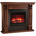 Real Flame Mahogany Finish Electric Fireplace