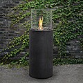 Real Flame 'Modesto' 38-inch Black Fire Column