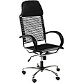 Bungie Executive High Back Black/ Chrome Office Chair