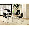 Enitial Lab Donnabella 5-piece Chrome-plated Steel Dining Set
