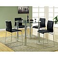 Donnabella 5-piece High-gloss Counter Height Dining Set