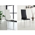 Duarte Modern Leatherette Dining Chairs (Set of 2)