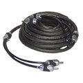 BrandX 20' Foot Hi-End Black/Silver Stereo RCA Cable