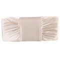 Carlo Fellini 'Diana' Satin Chain Strap Clutch