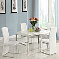 Reynold 5-piece White Dining Set