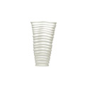 Red Vanilla Deco Swirl 10.6-inch White Vase