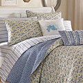 Laura Ashley 'Carlie' Blue Full/Queen-size Quilt