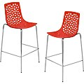 Red Lola Barstools (Set of 2)