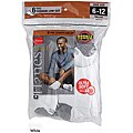 Hanes Classics Men's White Cotton-blend Low-Cut Socks