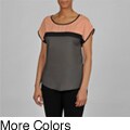 AnnaLee and Hope Women's Plus Size Coloblock Top