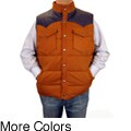 Hudson Outerwear Men's Big and Tall Cotton Leather Yoke Quilted Vest