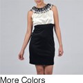 Tiana B Women's Rosette Trim 2-Fer Dress