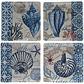 Certified International Trade Winds 10.5-inch Dinner Plates (Set of 4)