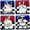 Certified International Chef de Cuisine Dinner Plates (Set of 4)