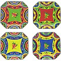 Certified International Hot and Saucy Dessert Plates (Set of 4)