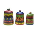 Certified International Hot and Saucy 3-piece Canister Set