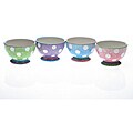 Certified International Cupcake Pedestal Ice Cream Bowls (Set of 4)