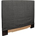Full/ Queen-size Grey Slip Covered Headboard