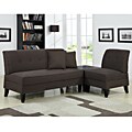 Portfolio Engle Chocolate Brown Linen 3-piece Sofa Set