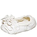 Baby Girl White Glam Fashion Crib Shoes