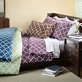 Charleston 3-piece Full/Queen-size Dark Duvet Cover Set