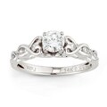 14k White Gold 5/8ct TDW Round Diamond Engagement Ring (H-I, I1-I2)
