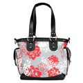 JJ Cole Norah Diaper Tote Bag in Cherry Lotus