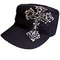 Katwalk Divaz Women's Black Animal Print Cap