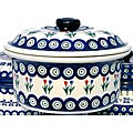 Polish Stoneware 5-cup Casserole Dish (Poland)
