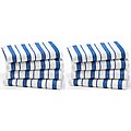 Celebration 8-piece Stripe Kitchen Oversized Dish Cloth Set