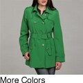 Calvin Klein Women's Double-breasted Belted Jacket