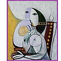 Pablo Picasso 'Walrobinson' Framed Canvas Art