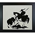 Pablo Picasso 'Bullfight I' Framed Canvas Art