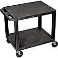 H.Wilson 26-inch Black Plastic Multi-purpose Cart
