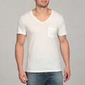Buffalo by David Bitton Men's White V-neck Tee