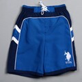 US Polo Association Big Boy's Striped Swim Shorts