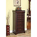 Louis 7-drawer Locking Jewelry Armoire
