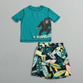 Carter's Toddler Boy's Surfing Monkey Swimwear Set