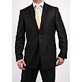 Ferrecci Men's Black Slim Fit Suit