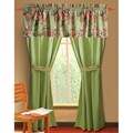 Greenland Home Blooming Prairie Floral Window Valance