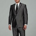 Sean John Men's Grey 2-button Tuxedo