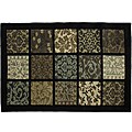 Mohawk Home Benson Navy Blue Rug (3'5 x 5'2)