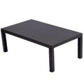 RST Outdoor Espresso Rattan Patio Coffee Table