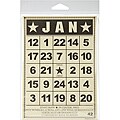 Jenni Bowlin Heavyweight Stock Calendar Bingo Cards