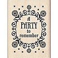 Inkadinkado 'A Party To Remember' Mounted Rubber Stamp