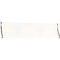 Access Neon 3-light Brushed Steel Wall Vanity