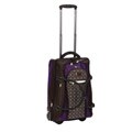 Sherpani Meridian LE Mulberry/ Espresso 22-inch Carry-on Rolling Upright Duffel Bag
