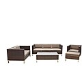 Wicker Metropolitan 5-piece Patio Conversation Set